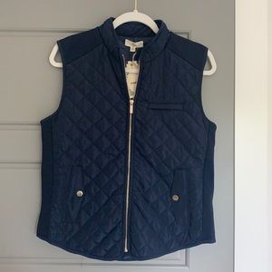 Entro Navy Vest, New with tags